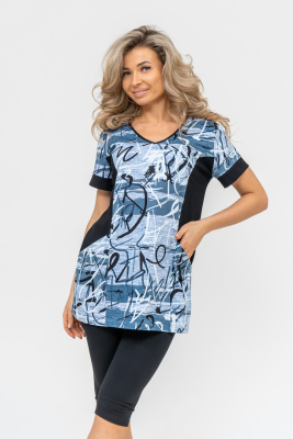 Костюм 36729 серый